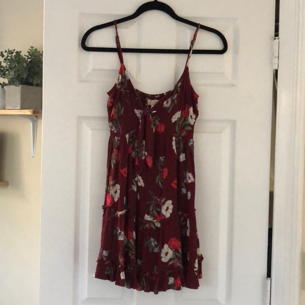 Mini floral dress